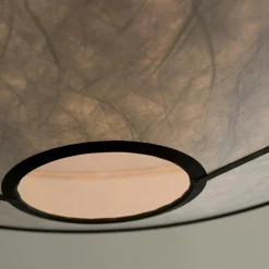 Kite Pendant White / Black, Ø55 cm