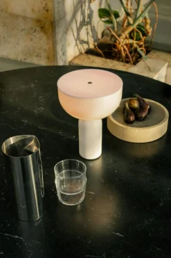 Kizu Table Lamp Portable, Gris Du Marais