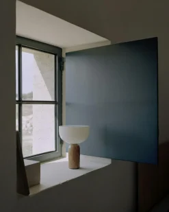 Kizu Table Lamp Portable, Gris Du Marais