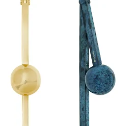 Klonk Door Knocker, Polished Brass