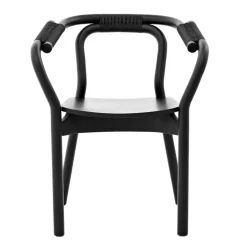 Knot Armchair, Black
