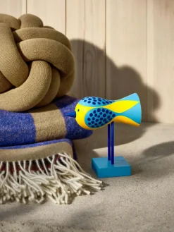 Knot Cushion, Orange Red