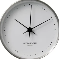 Koppel Wall Clock 22 cm, Stainless Steel / Blue