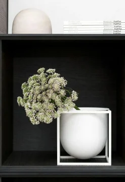 Kubus Flower Pot 14, white