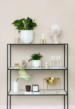 Kubus Flowerpot 23, White