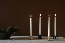 Kubus Micro Candle Holder 2-pack, Black