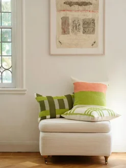 Kumar Cushion Cover 50x50 cm, Apricot Orange / Khaki