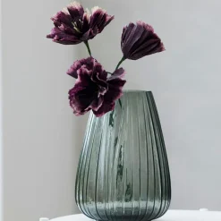 Kusintha Vase 22 cm, Smokey Grey
