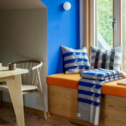 Kvam Wool Plaid 135x200 cm, Orange