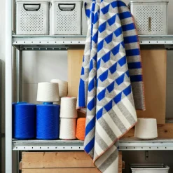 Kvam Wool Plaid 135x200 cm, Orange