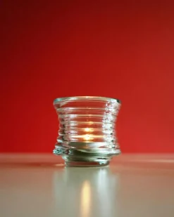 Kyoto Candle Holder 9 cm, Clear