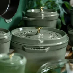 La Cocotte Cast Iron Pot 5,25 L, Eucalyptus