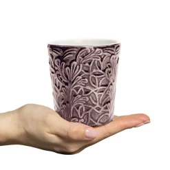 Lace Mug 30 cl, Pink