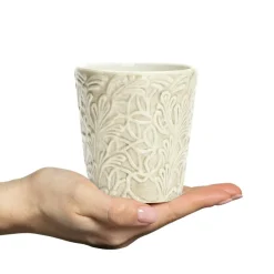 Lace Mug 30 cl, Pink