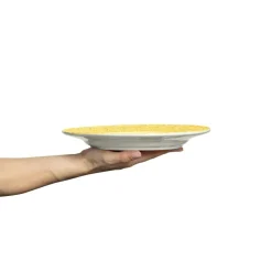 Lace Plate 25 cm, Blue