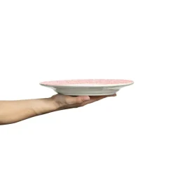 Lace Plate 25 cm, Blue