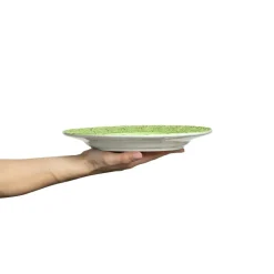 Lace Plate 25 cm, Blue