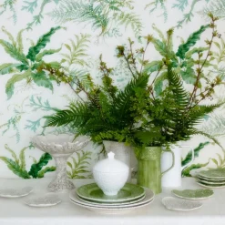 Lace Plate 25 cm, Blue