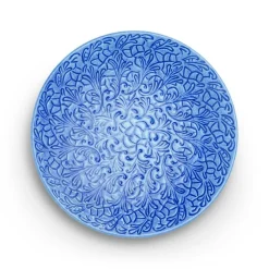 Lace Plate 20 cm, Blue