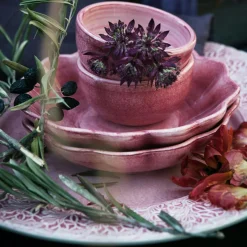 Lace Plate 32 cm, White