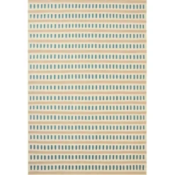 Ladakh Wool Rug 180x270 cm, Sky Blue / Light Beige