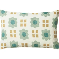 Lalit Cushion Cover 50x50 cm, Cactus Green / Aqua