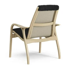 Laminett Armchair Sheepskin, Lacquered Oak / Espresso