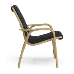 Laminett Armchair Sheepskin, Lacquered Oak / Espresso