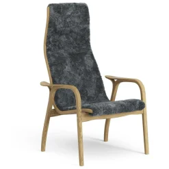 Lamino Armchair, Oiled Oak / Sheepskin Scandinavian Grey
