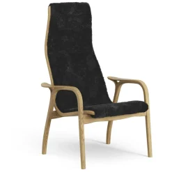 Lamino Armchair, Oiled Oak / Sheepskin Scandinavian Grey