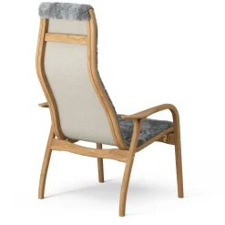 Lamino Armchair, Oiled Oak / Sheepskin Scandinavian Grey