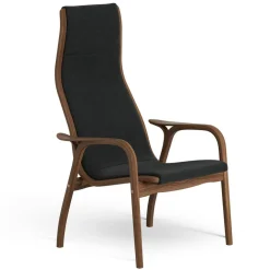 Lamino Armchair, Walnut / Romo Linara 164