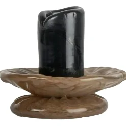 Lara Candlestick 32 cm, Blue / Minty Green