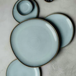 Lave Beige Bread Plate 17x17,5 cm, Beige