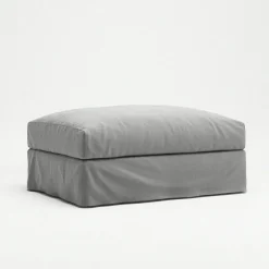 Le Grand Air Footstool Cotton, Beige