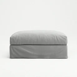 Le Grand Air Footstool Cotton, Beige
