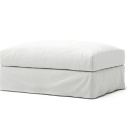 Le Grand Air Footstool Cotton, Beige