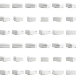 Le Grand Air Footstool Cotton, Beige