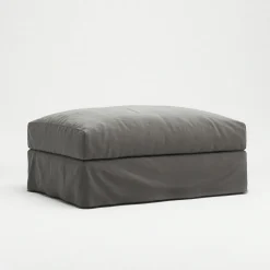 Le Grand Air Footstool Cotton, Beige