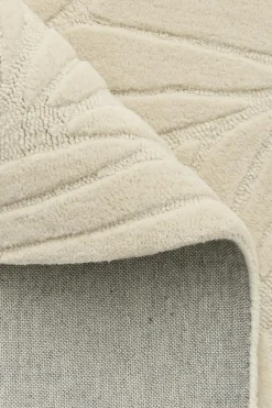 Leaf Wool Rug Off-white, 180x270 cm