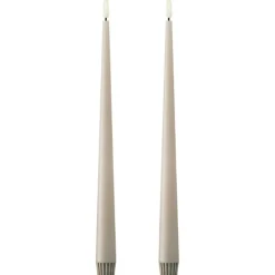 Led Candles 2-pack 40 cm, Deep Wine