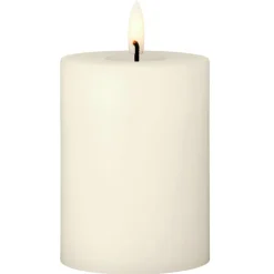 Led Pillar Candle 15 cm, Ice Latte