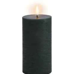 LED Pillar Candle 7,8 x 10,1 cm, Grey