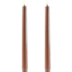LED Taper Candle 2,3 x 25,5 cm, Grey