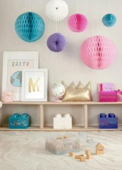 LEGO® Brick Storage Box Translucent 4 Knobs, Glitter Translucent