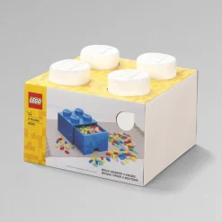 LEGO® Drawer 4 Knobs, White
