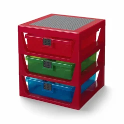 LEGO® Shelf With 3 Drawers, Grey