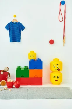 LEGO® Storage Box Head Collection 3 Pieces, Winking