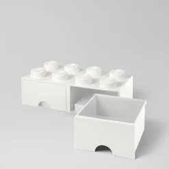 LEGO® Storage With 2 Drawers 8 Knobs, Light Purple