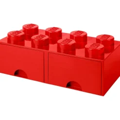 LEGO® Storage With 2 Drawers 8 Knobs, Light Purple
